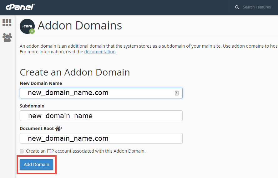 Addon Domain - Parked Domain là gì và cách tạo