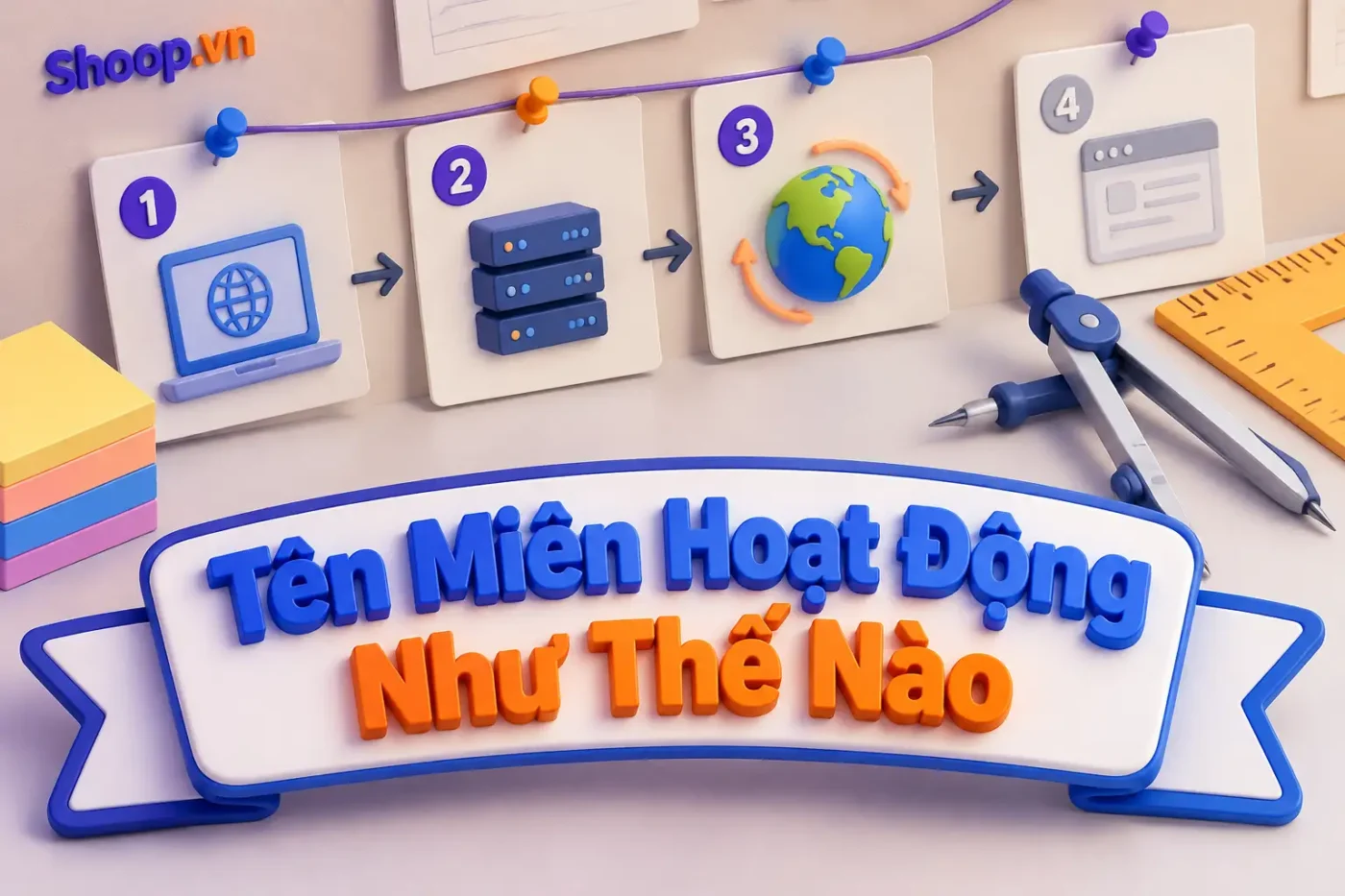 hiểu rõ hơn, hãy tưởng tượng bạn đang tìm đến một ngôi nhà - Domain Name Là Gì
