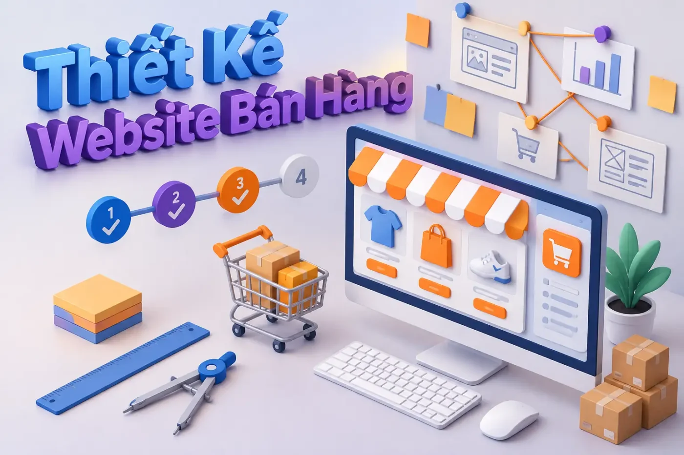 Dù thị trường có rất nhiều cái tên, thực ra chỉ có ba cách làm chính - thiết kế website bán hàng